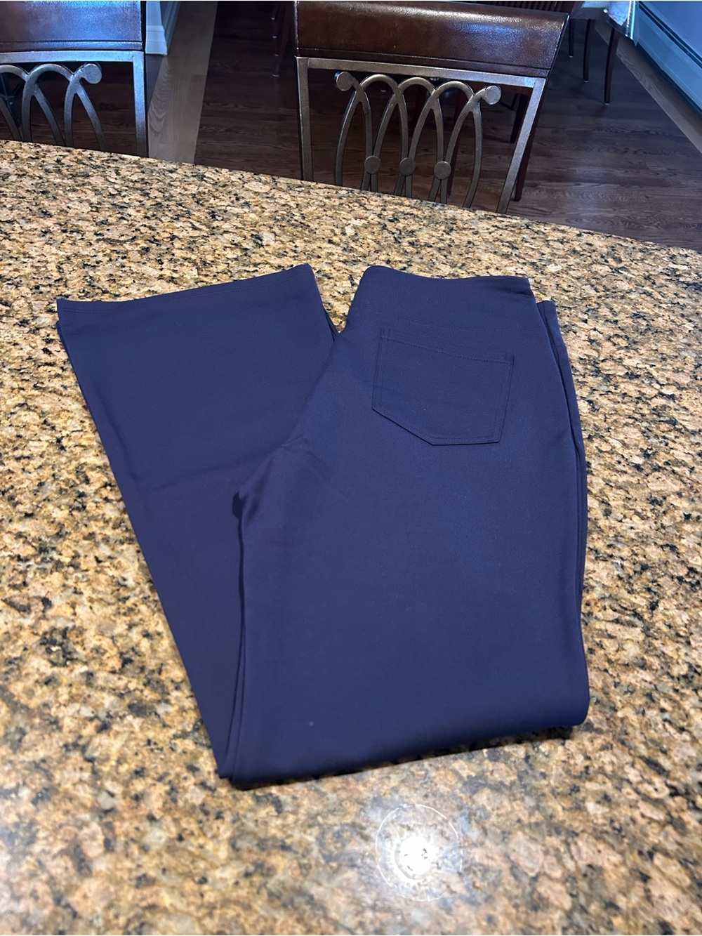 HALARA Women's Navy Boot Cut Stretch Pants